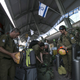 Israeli soldiers getting ready to leave for Kathmandu